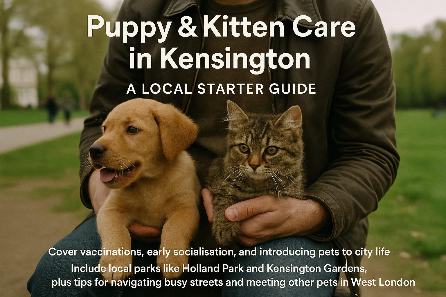 Puppy & Kitten Care in Kensington: A Local Starter Guide